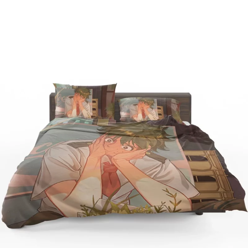 Izuku Midoriya Strive for Heroism Anime Bedding Set