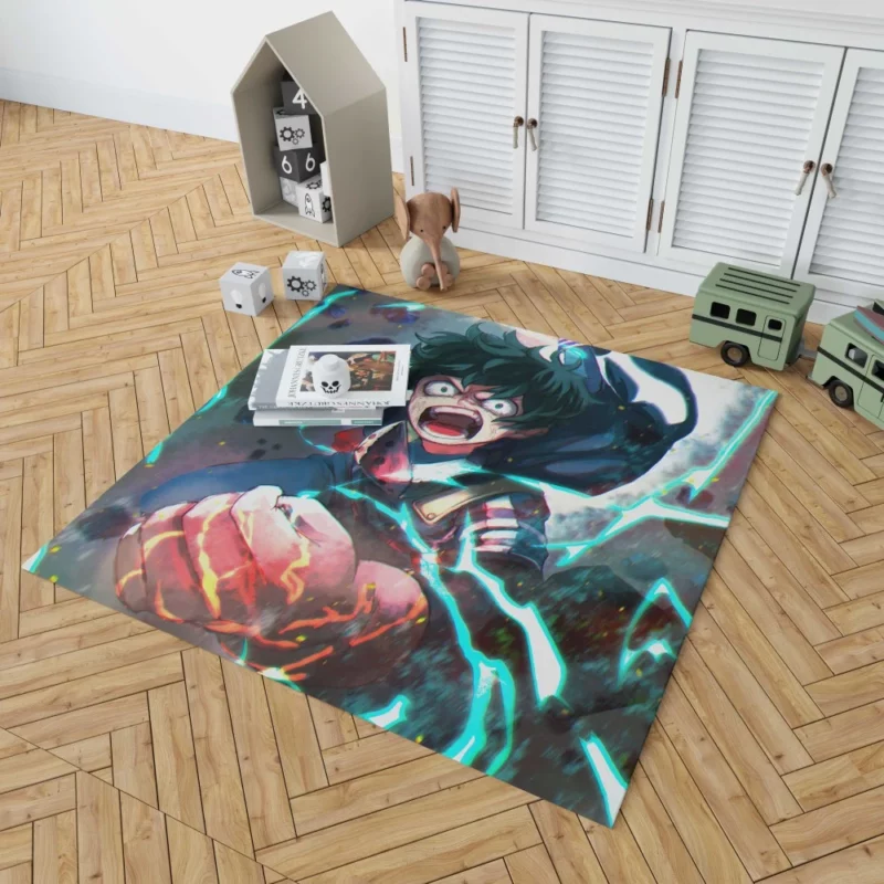 Izuku Midoriya Symbol of Hope Anime Rug 1