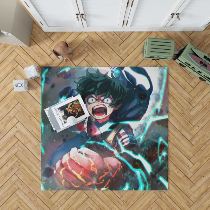 Izuku Midoriya Symbol of Hope Anime Rug