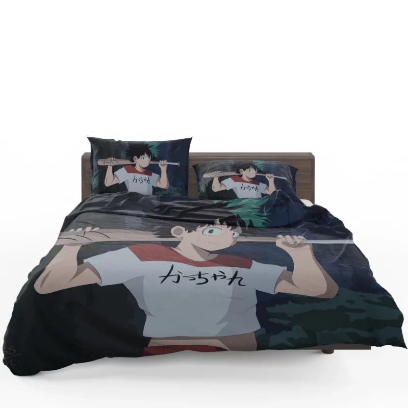 Izuku Midoriya Unyielding Hero Anime Bedding Set