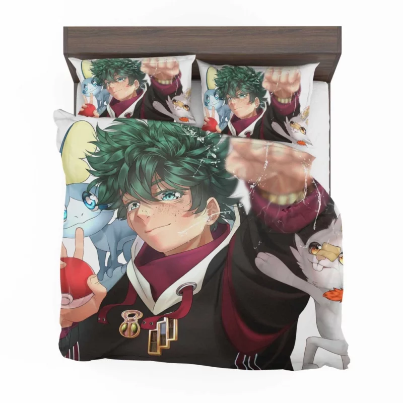 Izuku Midoriya x Pokémon Crossover Anime Bedding Set 1