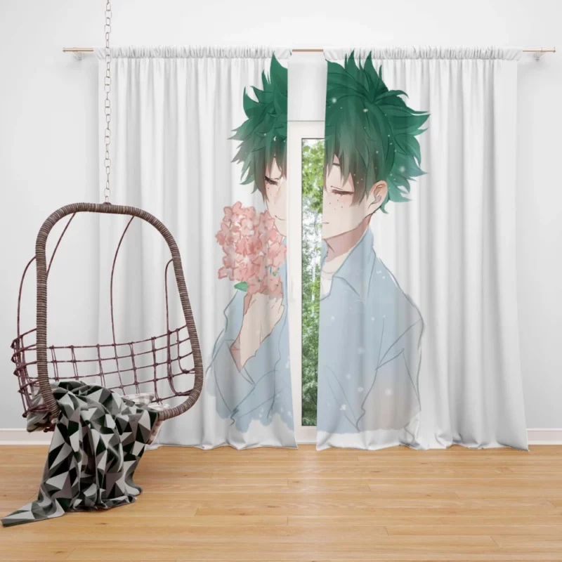 Izuku and Bakugou Rivalry Unleashed Anime Curtain