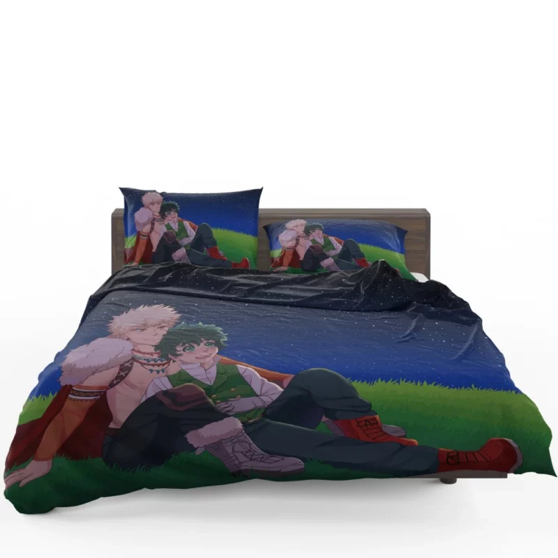 Izuku and Katsuki Dynamic Pair Anime Bedding Set