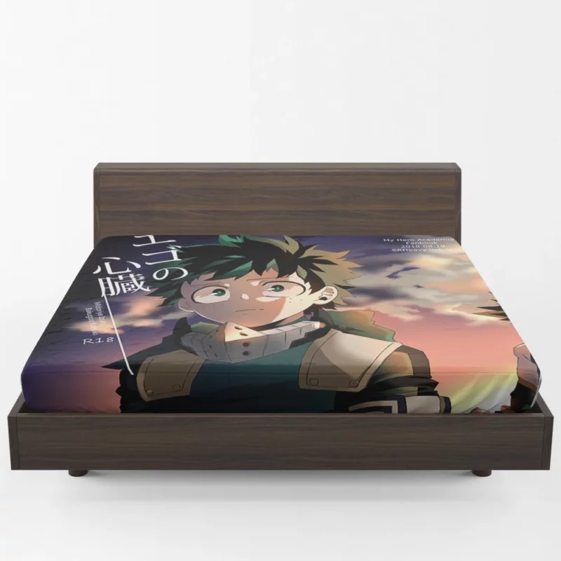 Izuku and Katsuki Eternal Rivals Anime Fitted Sheet 1