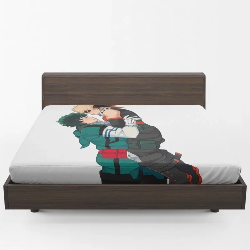 Izuku and Katsuki Explosive Duo Anime Fitted Sheet 1