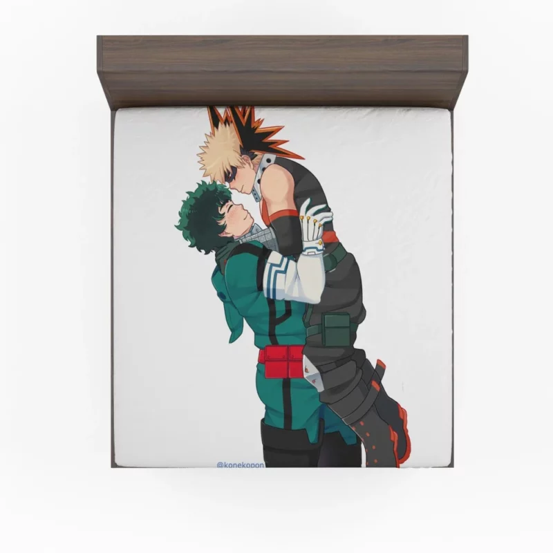 Izuku and Katsuki Explosive Duo Anime Fitted Sheet