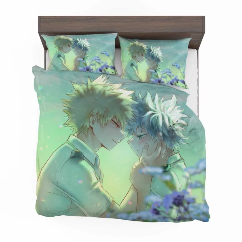 Izuku and Katsuki Explosive Rivalry Anime Bedding Set 1