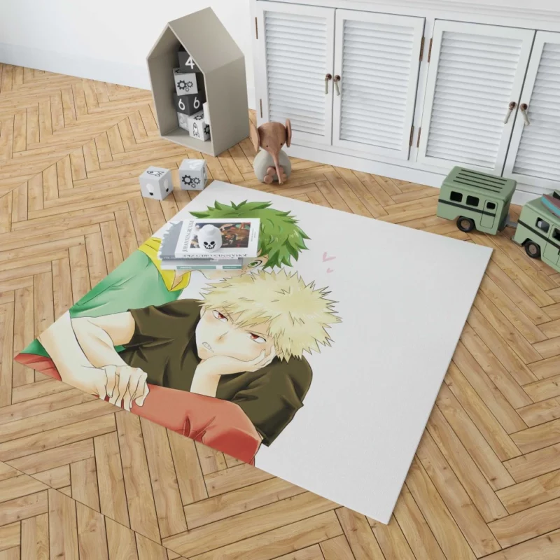 Izuku and Katsuki Unbreakable Bond Anime Rug 1