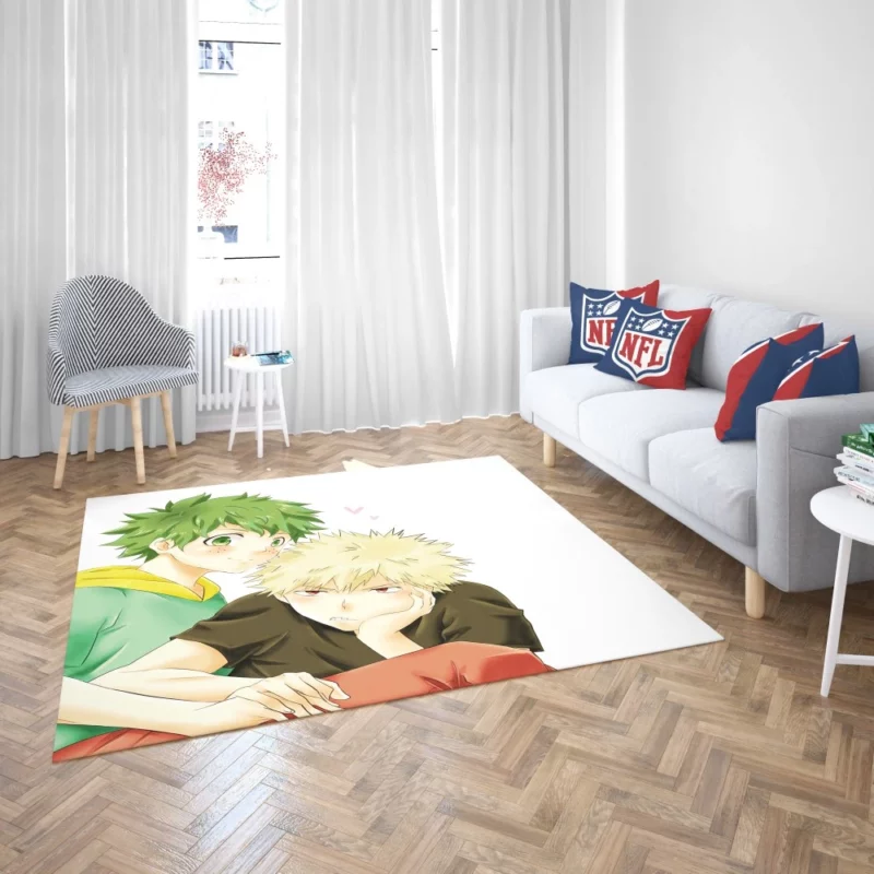 Izuku and Katsuki Unbreakable Bond Anime Rug 2