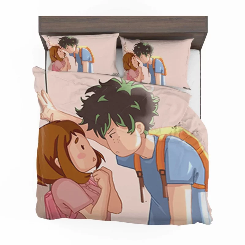 Izuku and Ochaco True Friendship Anime Bedding Set 1