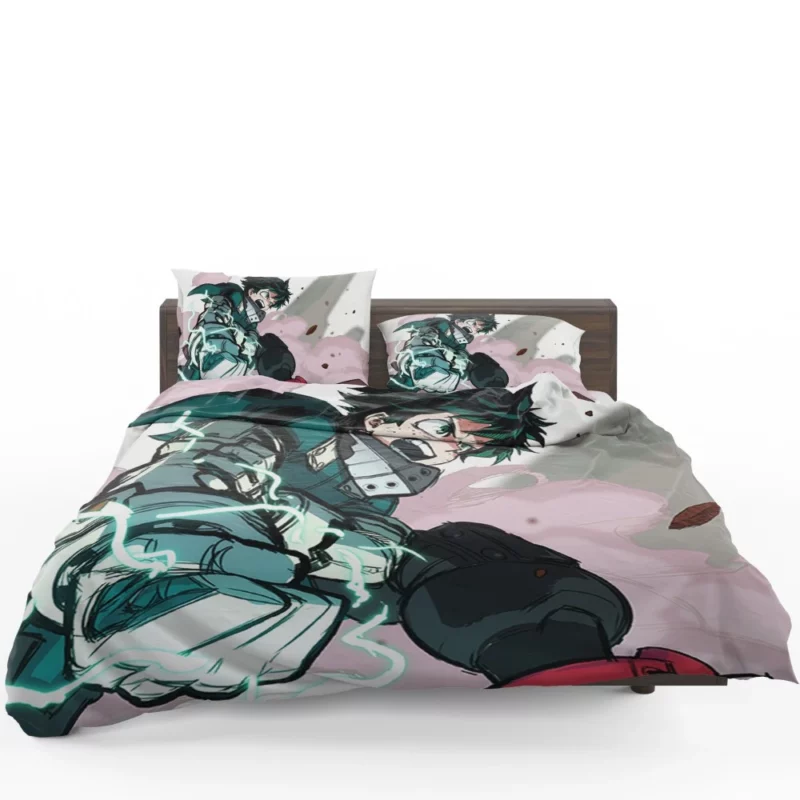 Izuku and Ochaco True Partners Anime Bedding Set