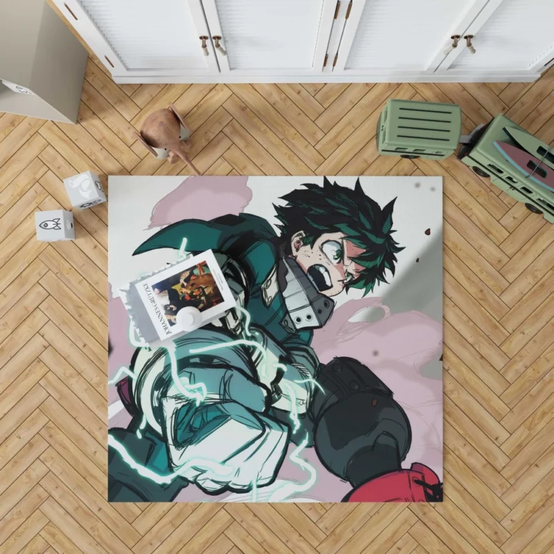 Izuku and Ochaco True Partners Anime Rug