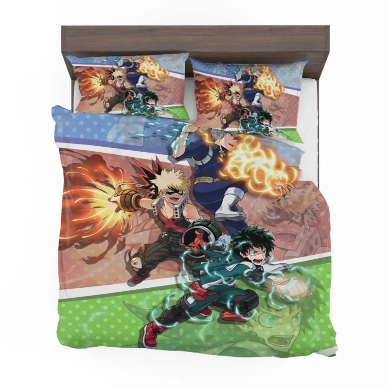 Izuku and Shoto Uniting Strengths Anime Bedding Set 1