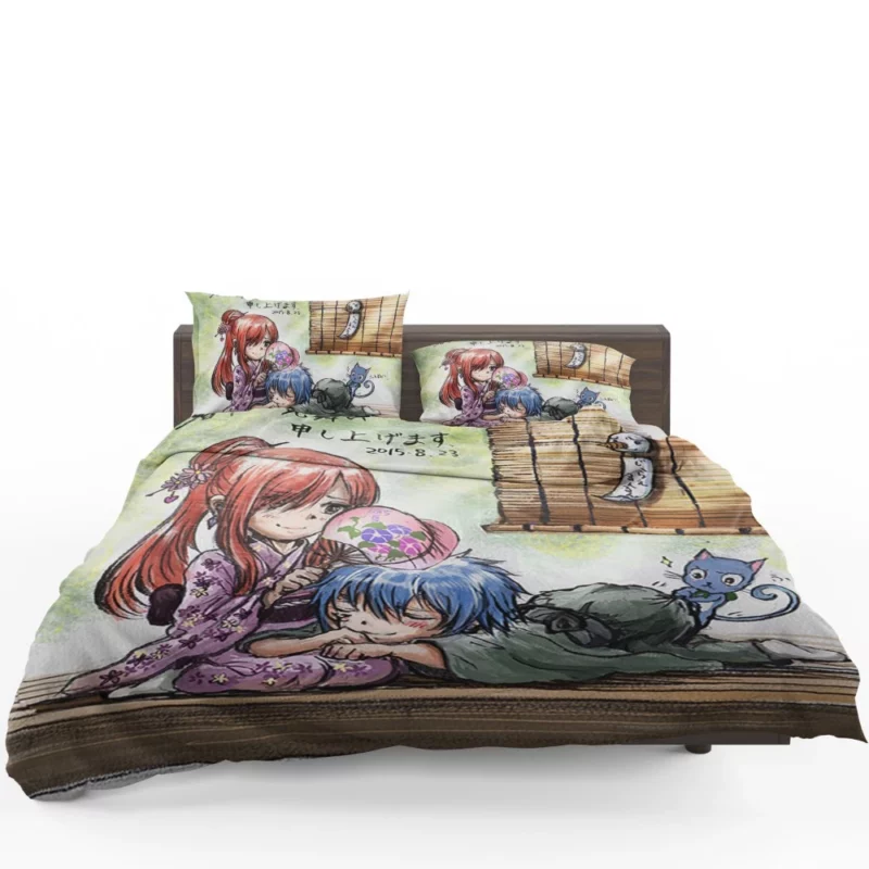 Jellal and Erza A Fairytale Anime Bedding Set