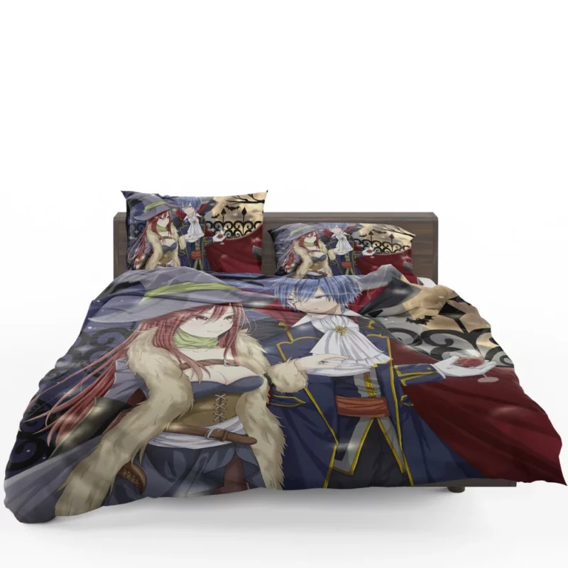 Jellal and Erza Halloween Charms Anime Bedding Set