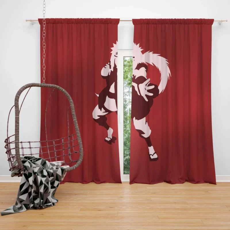 Jiraiya Flamboyant Look Anime Curtain