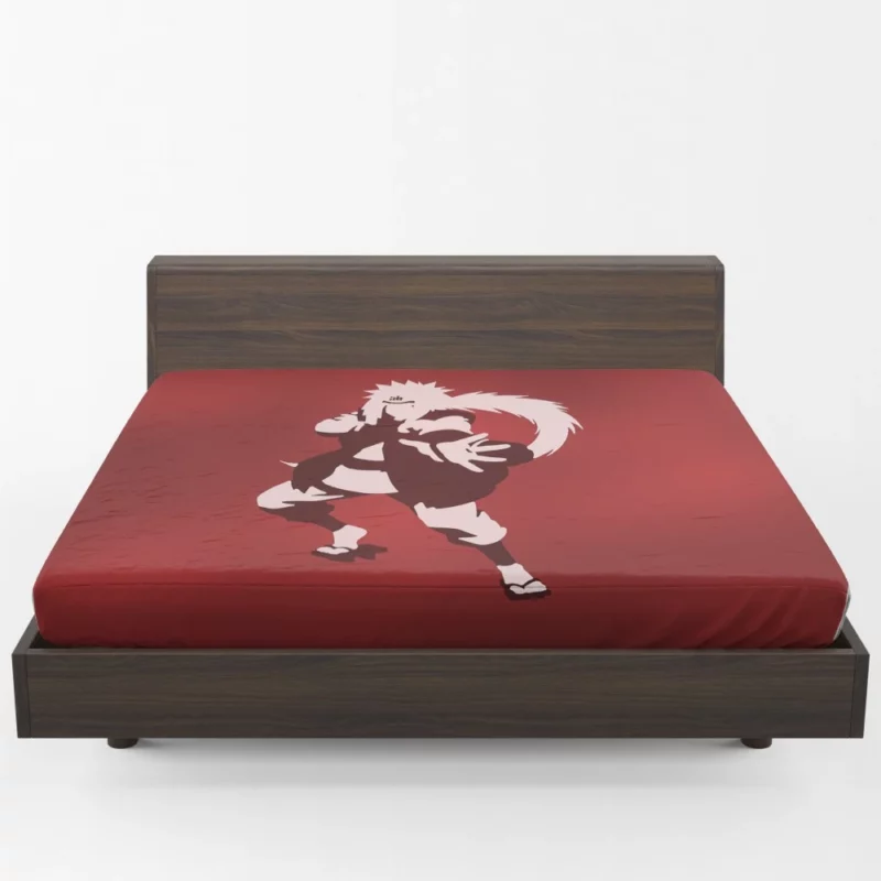 Jiraiya Flamboyant Look Anime Fitted Sheet 1