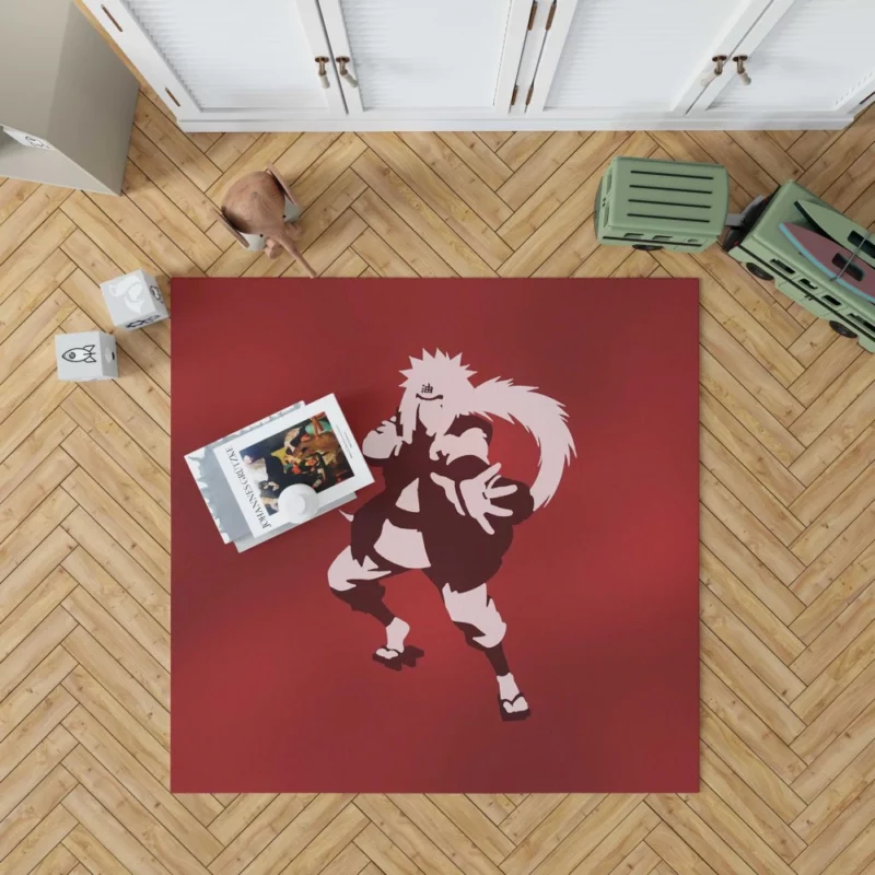 Jiraiya Flamboyant Look Anime Rug