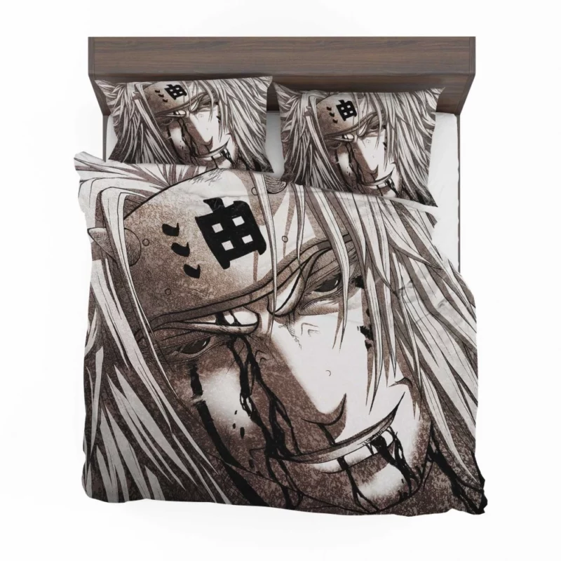 Jiraiya Legacy White-Haired Wound Anime Bedding Set 1