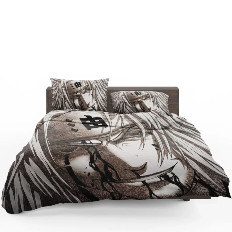 Jiraiya Legacy White-Haired Wound Anime Bedding Set