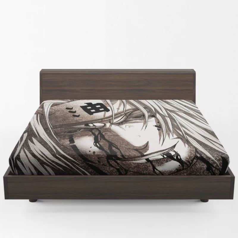 Jiraiya Legacy White-Haired Wound Anime Fitted Sheet 1