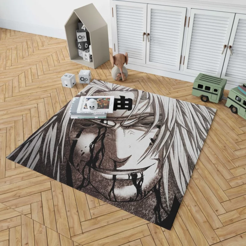 Jiraiya Legacy White-Haired Wound Anime Rug 1