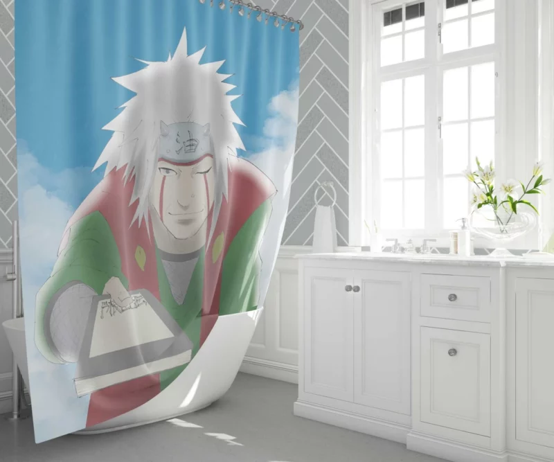 Jiraiya Legendary Toad Sage Anime Shower Curtain 1