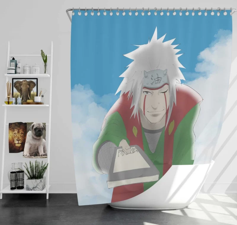 Jiraiya Legendary Toad Sage Anime Shower Curtain