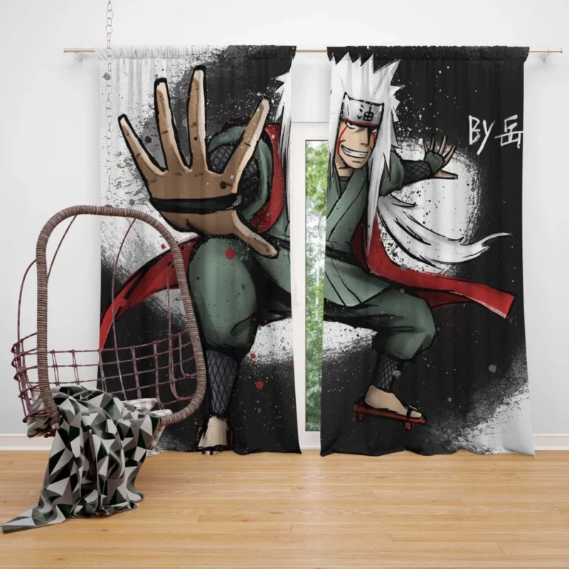 Jiraiya Master of Toad Summoning Anime Curtain