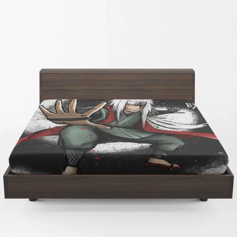 Jiraiya Master of Toad Summoning Anime Fitted Sheet 1