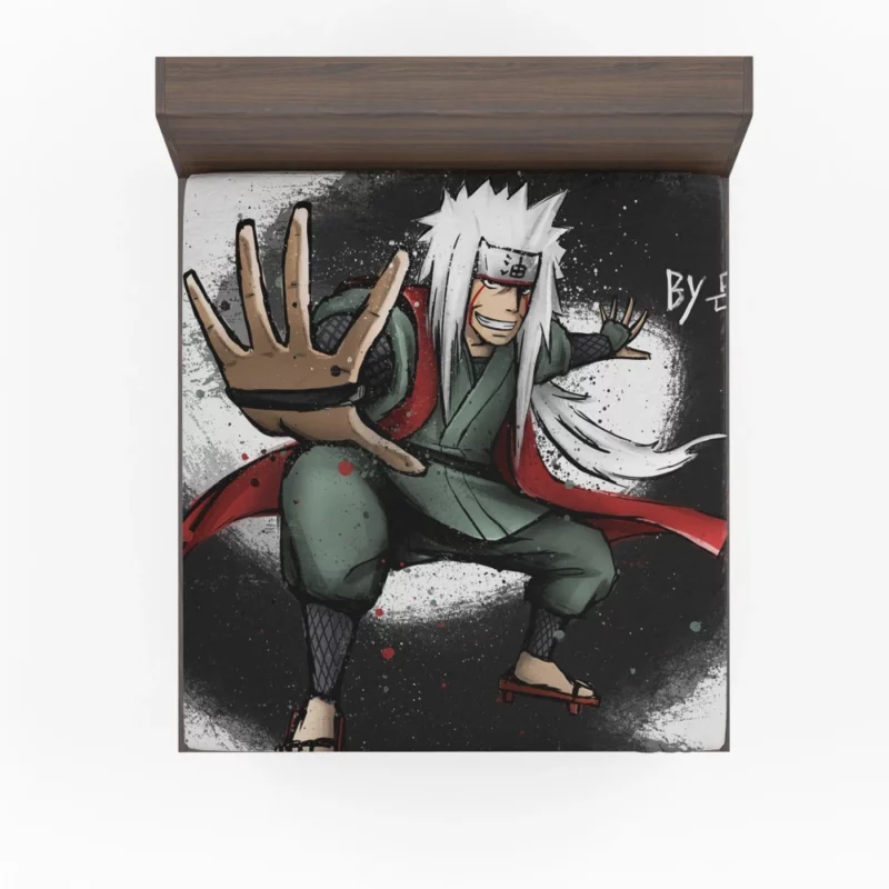 Jiraiya Master of Toad Summoning Anime Fitted Sheet