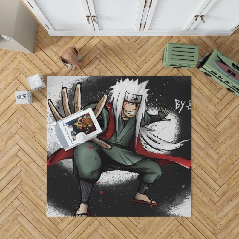 Jiraiya Master of Toad Summoning Anime Rug