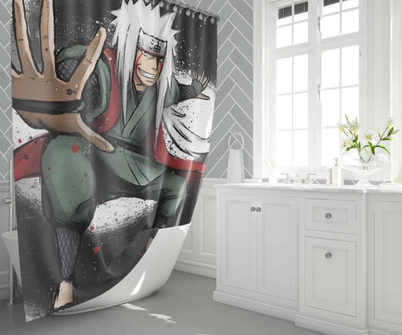 Jiraiya Master of Toad Summoning Anime Shower Curtain 1