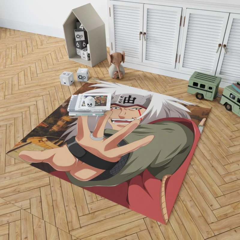 Jiraiya Teachings Naruto Mentor Anime Rug 1