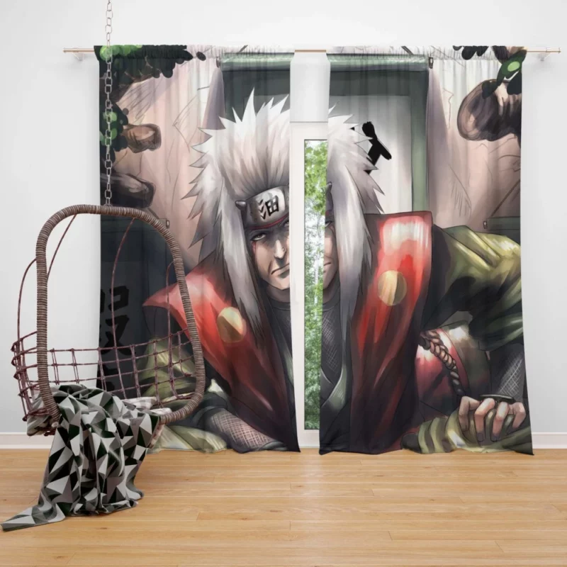 Jiraiya Toad Sage Adventures Anime Curtain