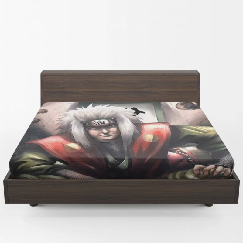 Jiraiya Toad Sage Adventures Anime Fitted Sheet 1