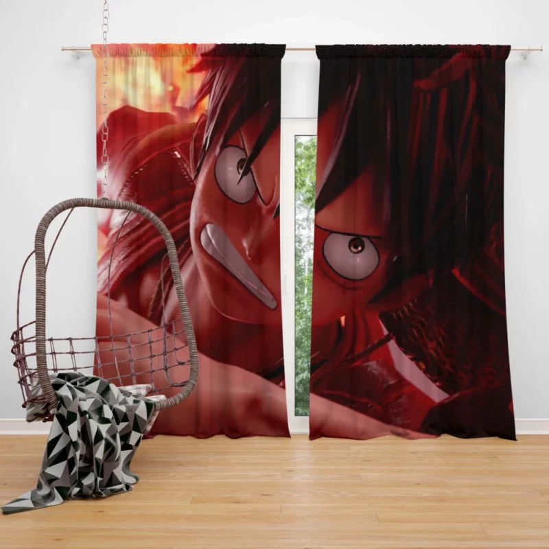 Jump Force Luffy Adventure Anime Curtain