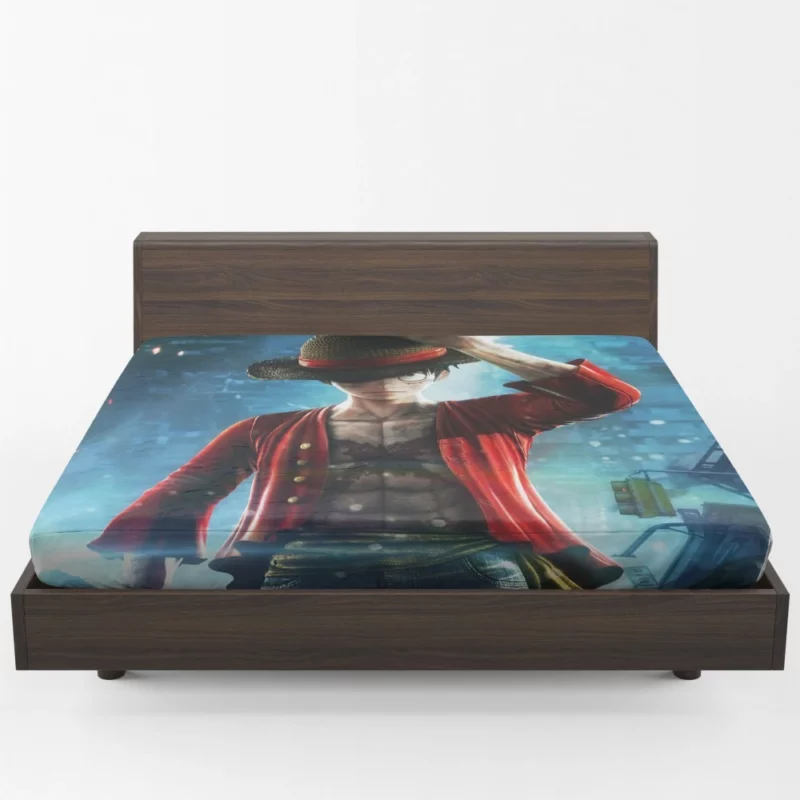 Jump Force Luffy Feat Anime Fitted Sheet 1