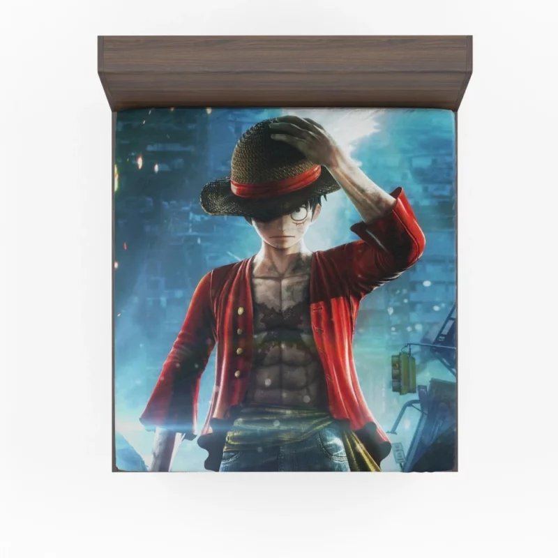 Jump Force Luffy Feat Anime Fitted Sheet