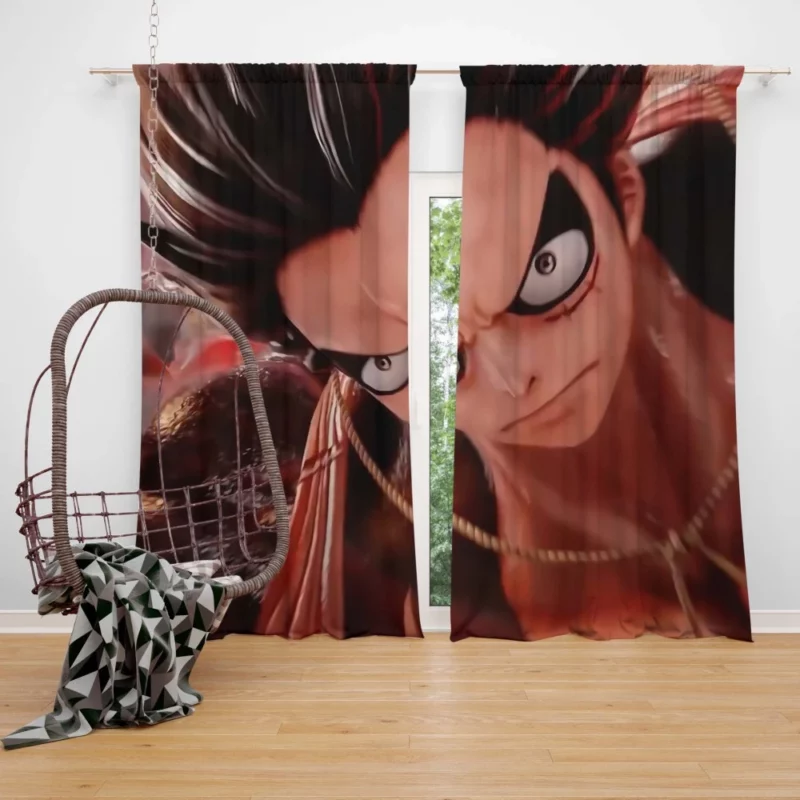 Jump Force Luffy Power Anime Curtain