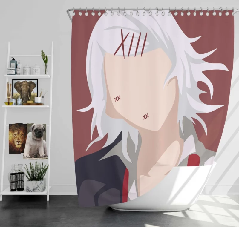 Juuzou Suzuya Ghoul Slayer Anime Shower Curtain