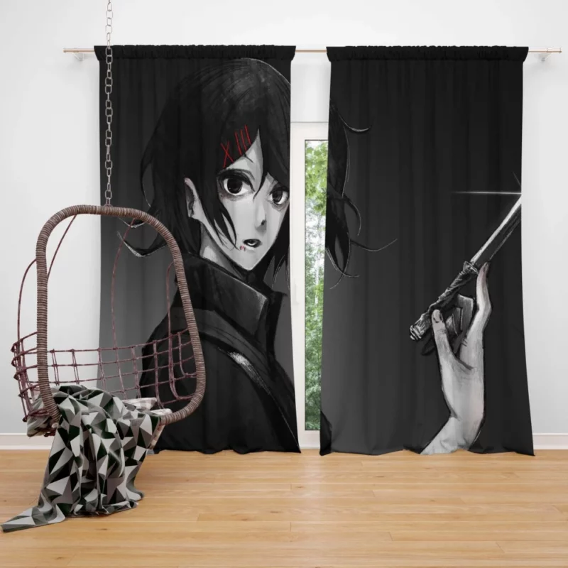 Juuzou Suzuya Ghoulish Pursuit Anime Curtain