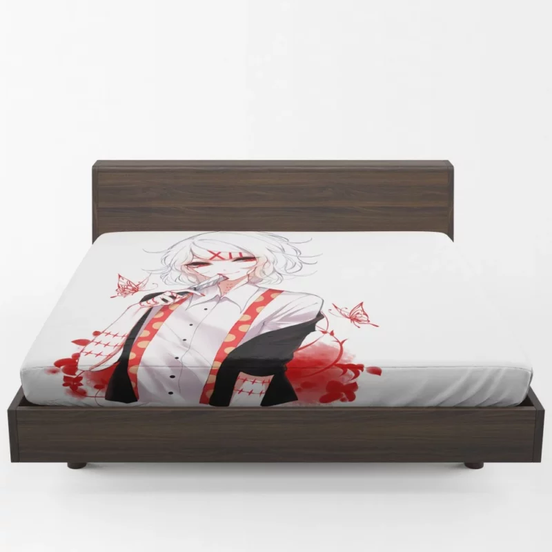 Juuzou Suzuya Quinque Wielder Anime Fitted Sheet 1