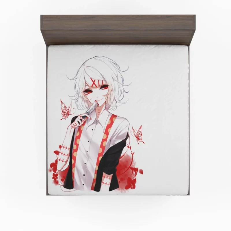 Juuzou Suzuya Quinque Wielder Anime Fitted Sheet