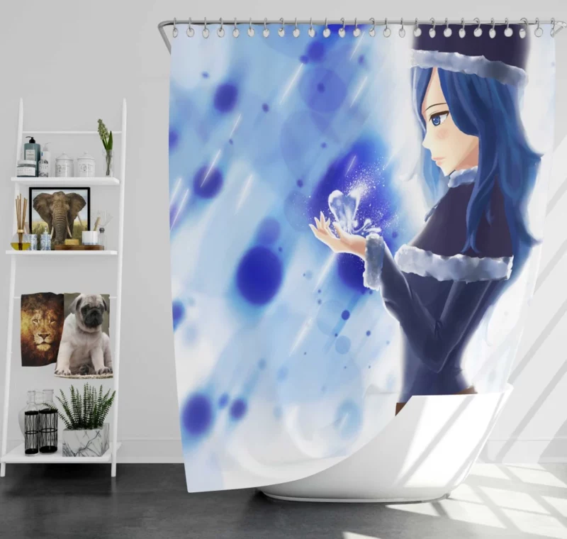 Juvia Lockser Blossoming Feelings Anime Shower Curtain