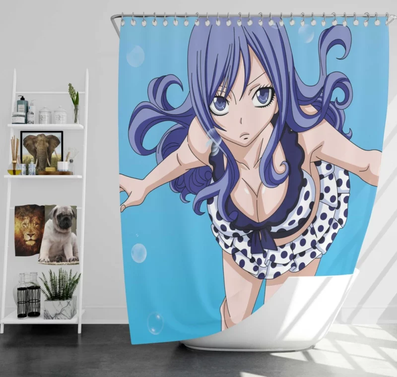 Juvia Lockser Passionate Devotion Anime Shower Curtain