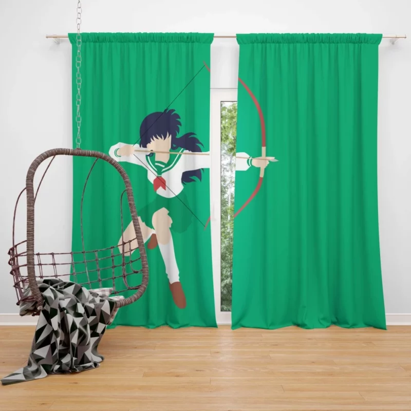 Kagome Higurashi Feudal Adventure Anime Curtain