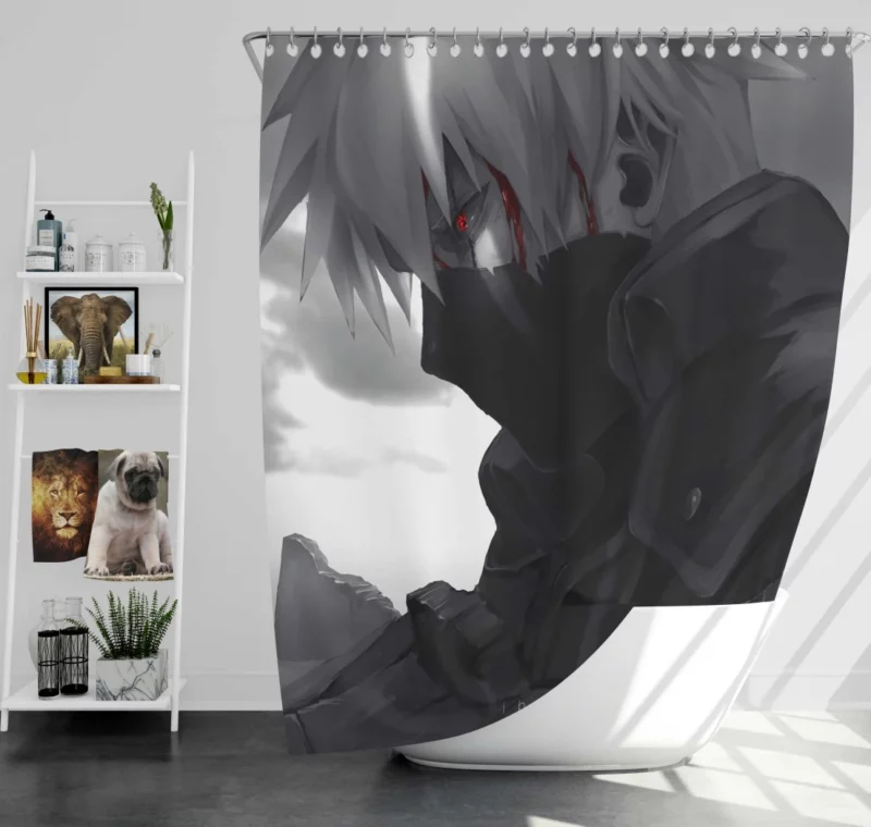 Kakashi Hatake Chronicles of a Ninja Anime Shower Curtain