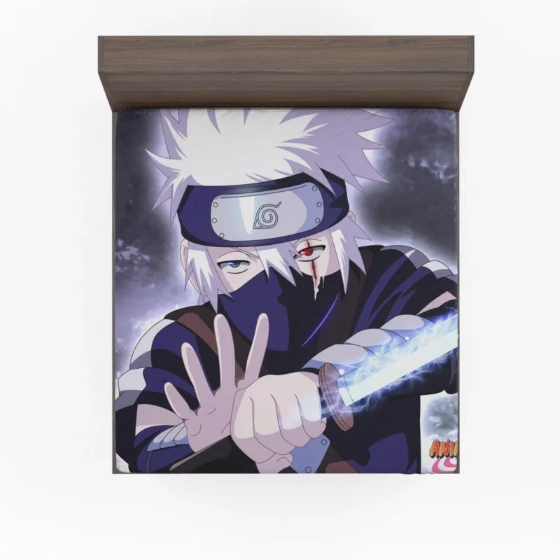 Kakashi Hatake Endless Wisdom Anime Fitted Sheet