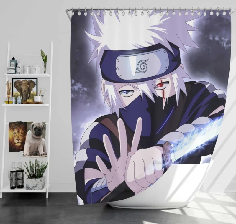 Kakashi Hatake Endless Wisdom Anime Shower Curtain